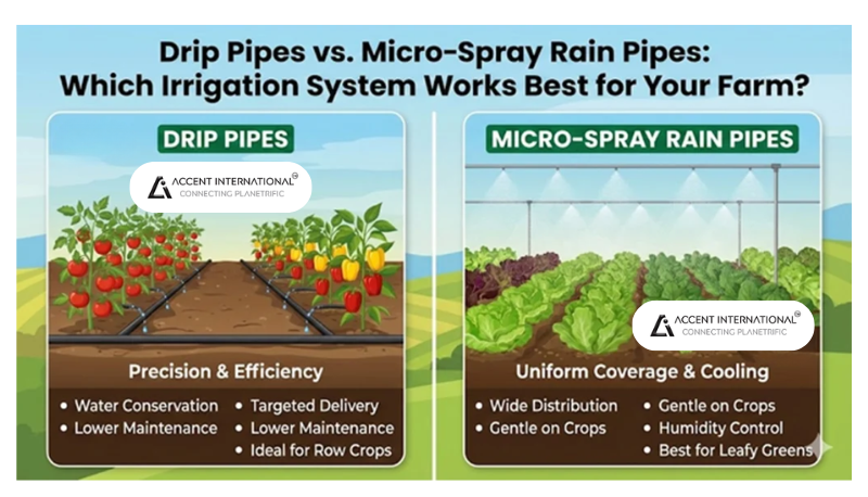 Drip pipes micro spray pipes