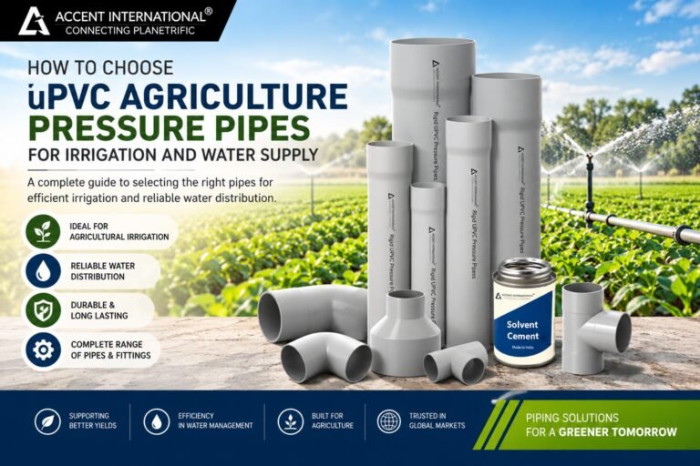 upvc agriculture pressure pipes